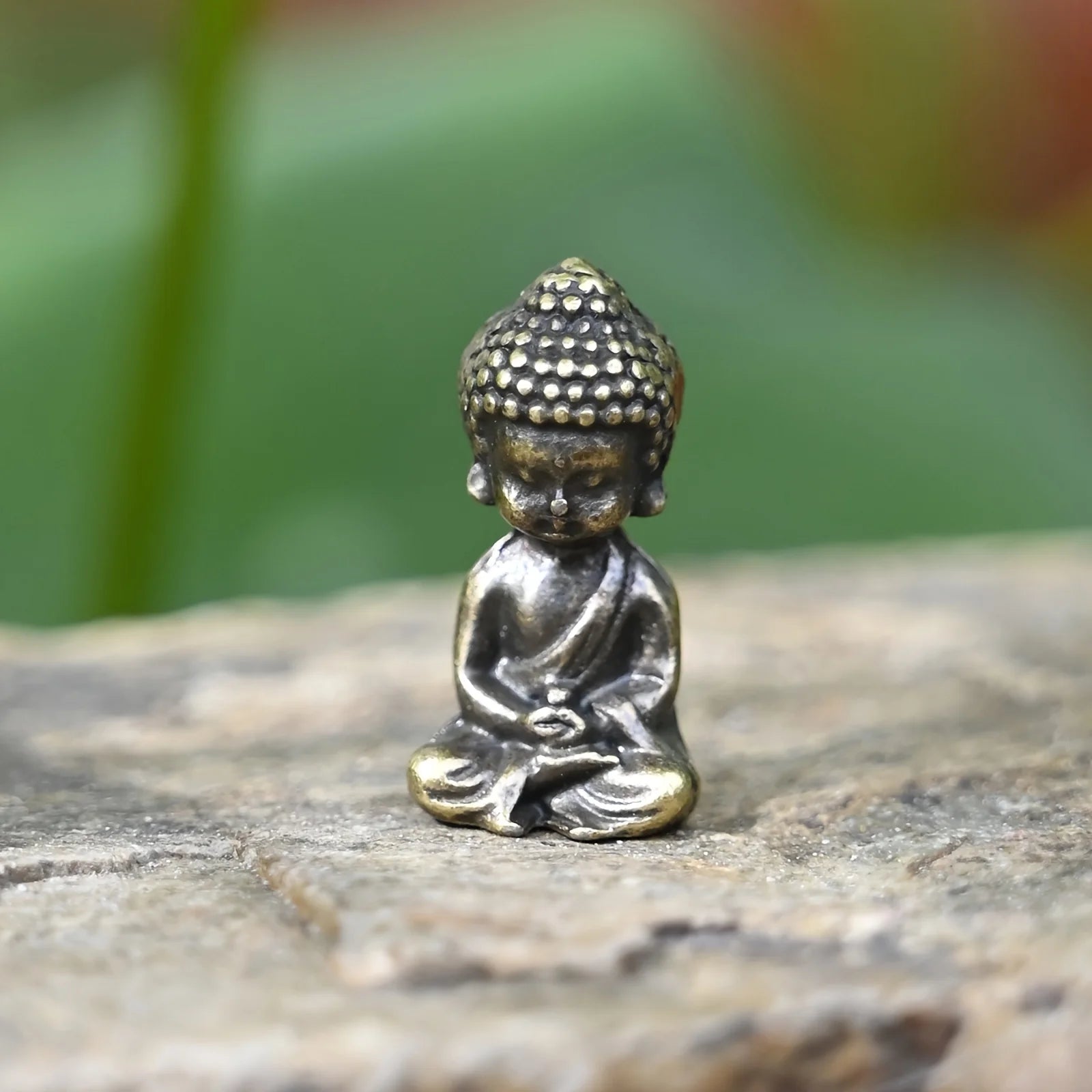 Mini Buddha Statue Guanyin Figurine Zen Garden Fish Tank Ornament Micro Landscape