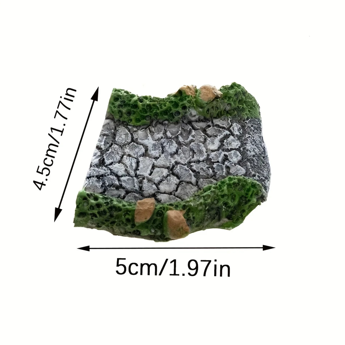 Miniature Stone Path Resin Fairy Garden Walkway for Terrarium Micro Landscape DIY