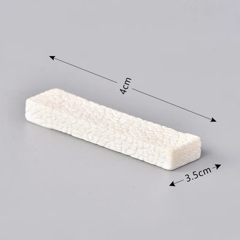 4pcs Miniature Curved Path Stairs for Fairy Garden Terrarium Micro Landscape DIY