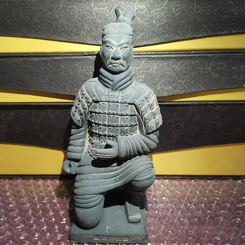 Chinese Terracotta Warriors Statue Qin Dynasty Army Replica Collectible Figurine