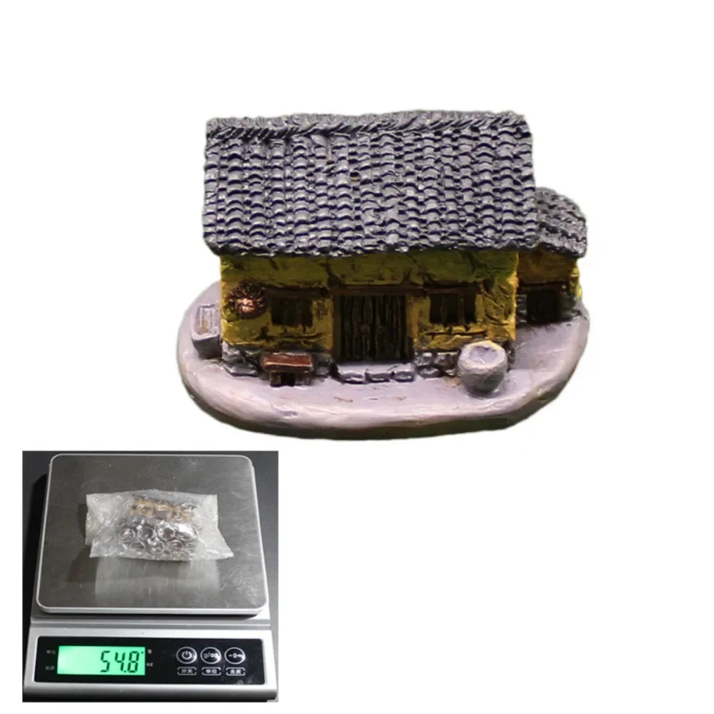 Miniature Chinese Archway Figurine Resin Oriental Gate for Fairy Garden Decor