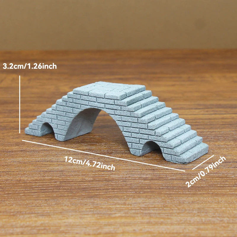 Zen Fisherman & Elder Playing Chess Statue Sandstone Bonsai Fish Tank Ornament