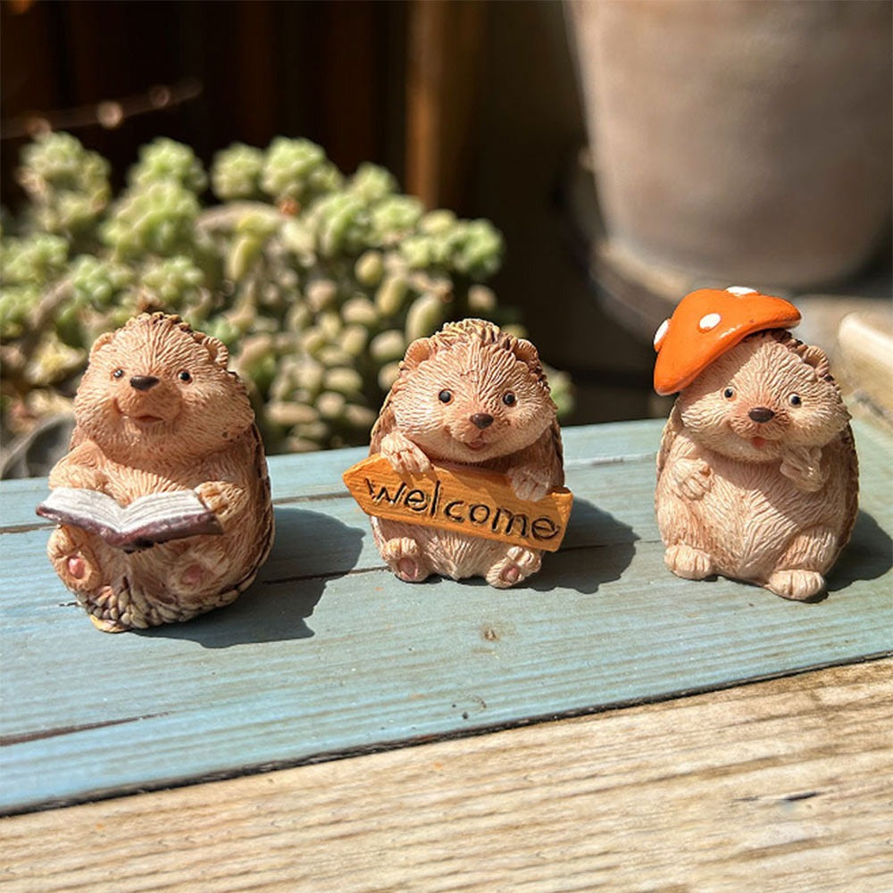 Resin Rabbit Figurine Micro Landscape Ornament Garden Turtle Statue Bonsai Decor