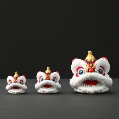 Chinese Lion Head Sandstone Sculpture — Premium Business & Cultural Gift (Small / Medium / Large)