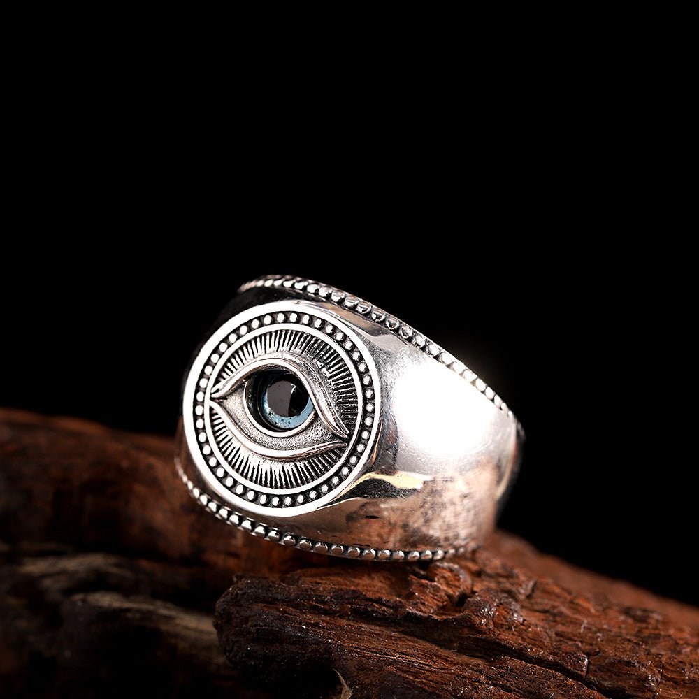 Vintage One Eye Men's Open Ring